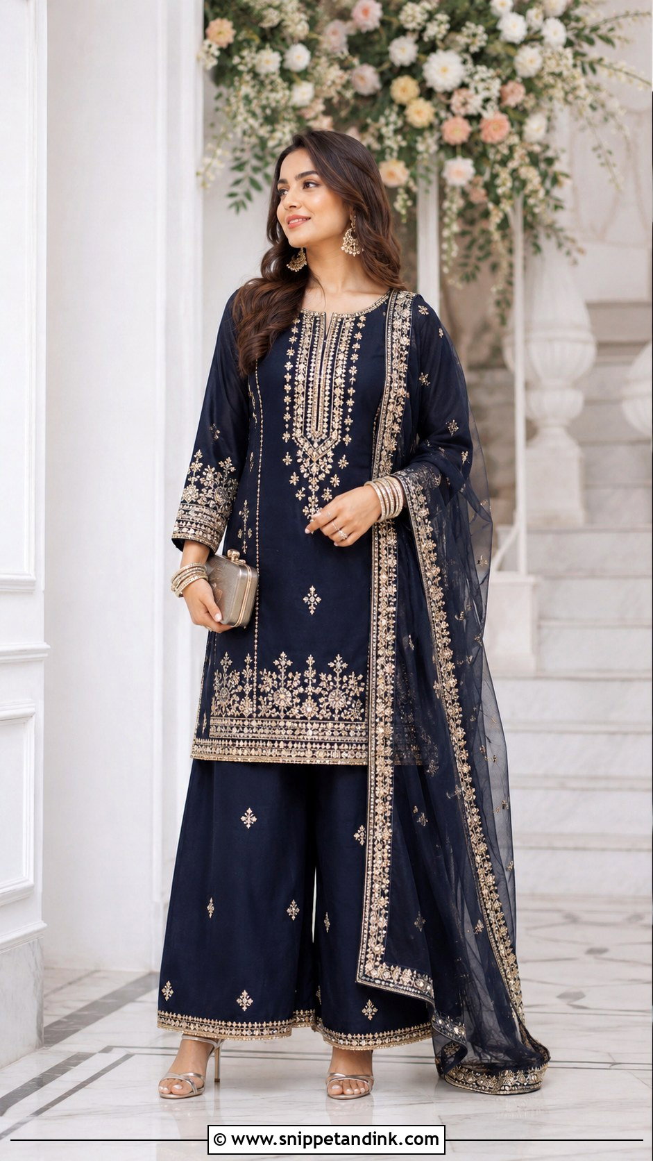 Heavy Palazzo Suit for Wedding - Snippet and Ink - 25 Heavy Suits for Wedding