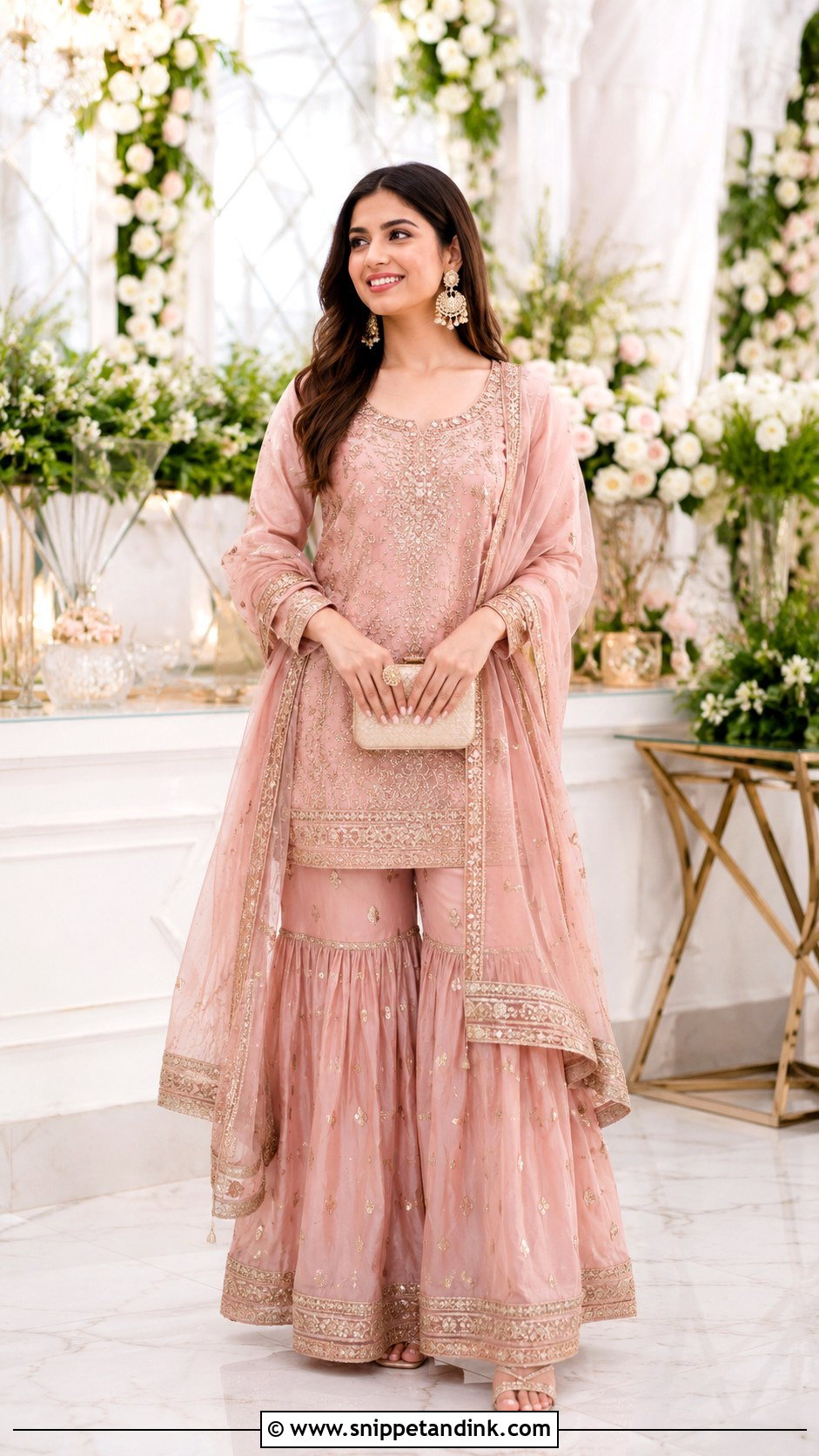 Heavy Sharara Suit for Wedding - Snippet and Ink - 25 Heavy Suits for Wedding
