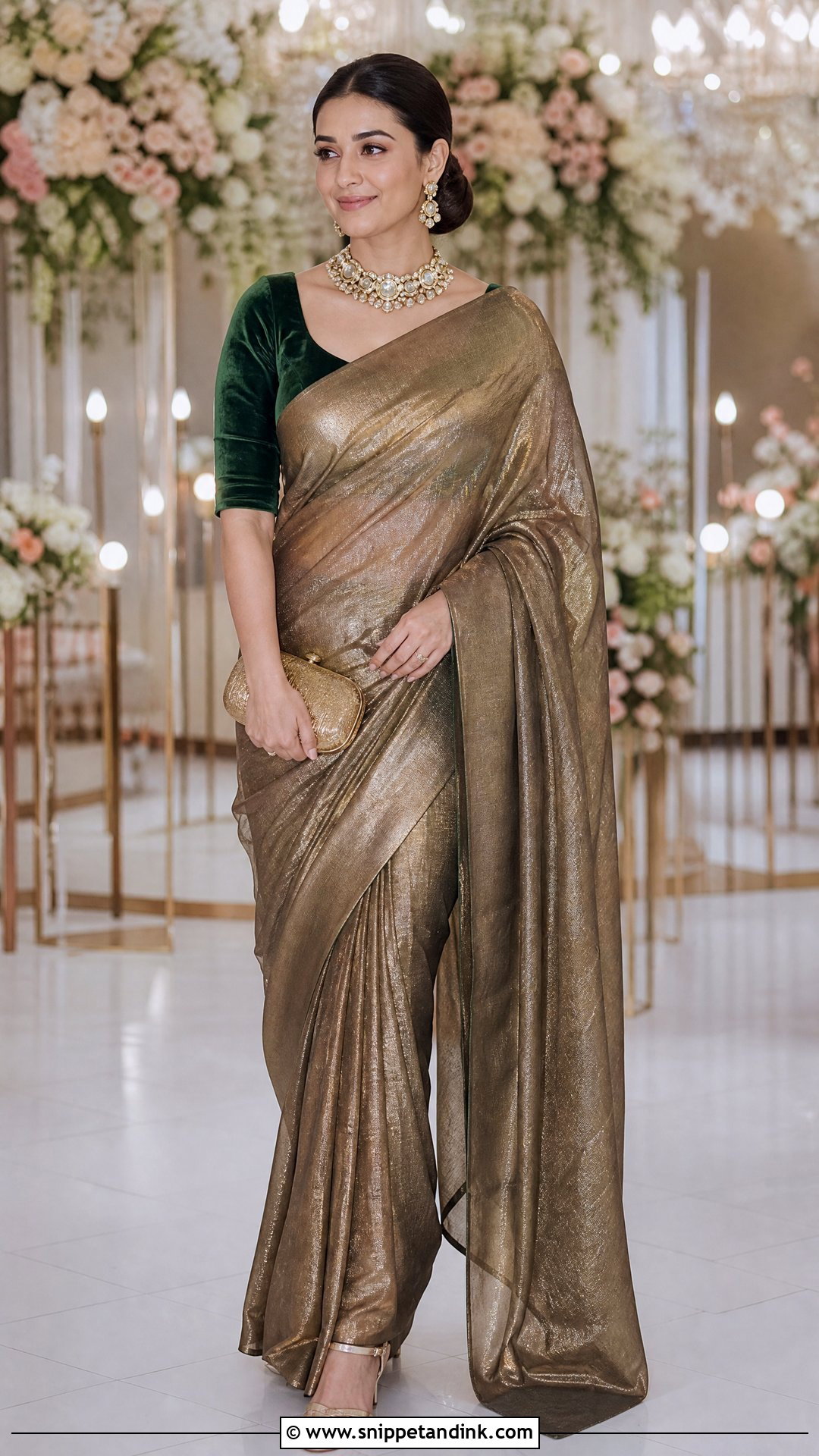Heavy Tissue Saree for Wedding - Snippet and Ink - 20 Heavy Outfits for Wedding