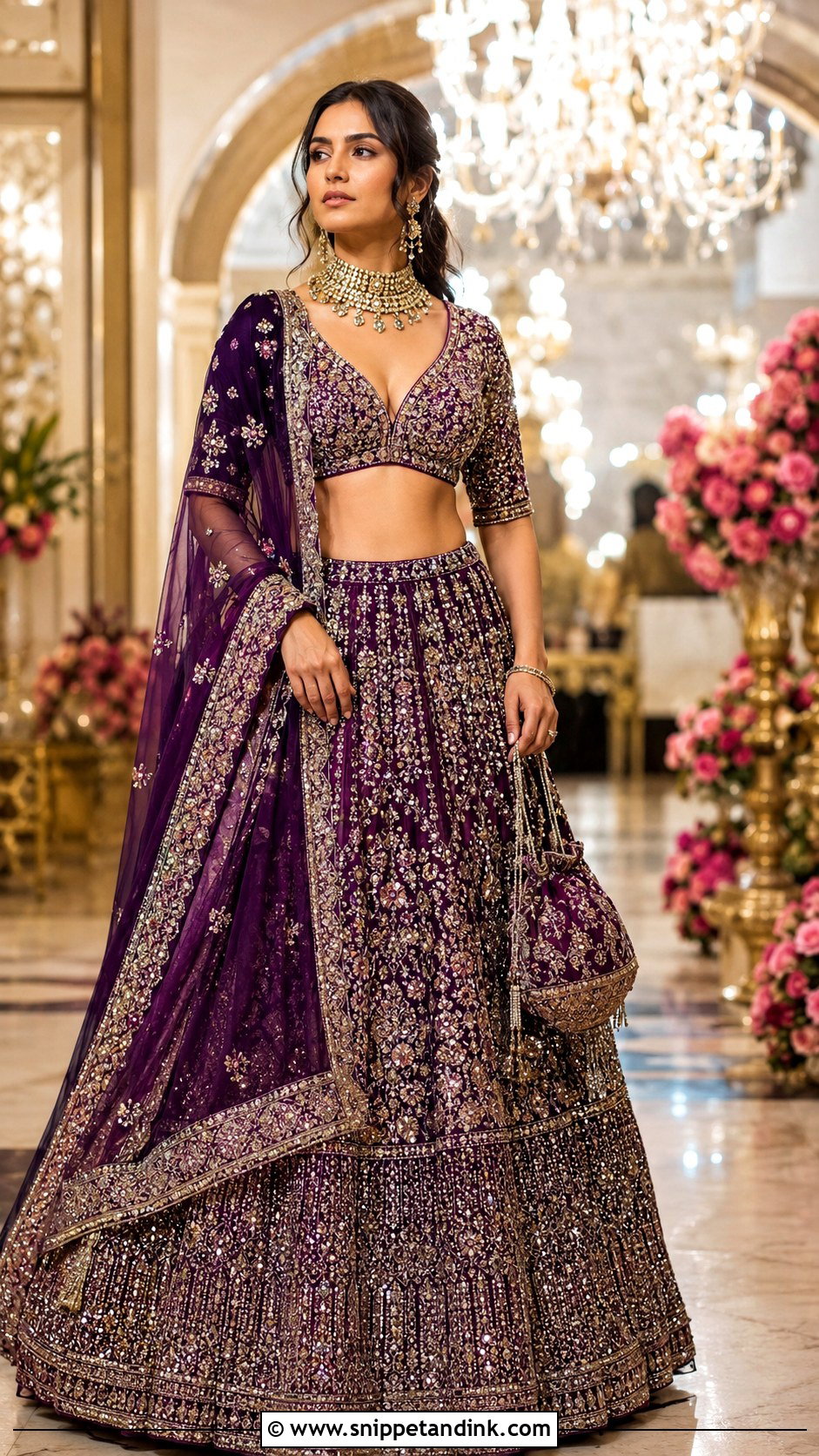 Heavy Wedding Lehenga For Sister Wedding - Snippet and Ink - 30 Indian Sister Wedding Dress Ideas