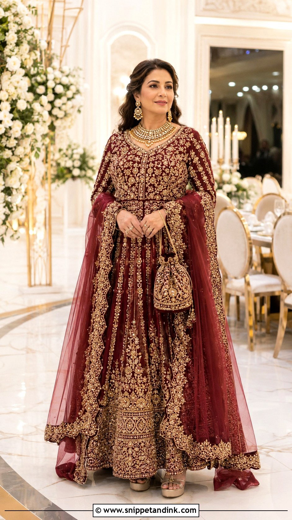 Heavy Zardozi Anarkali for Wedding - Snippet and Ink - 20 Heavy Outfits for Wedding