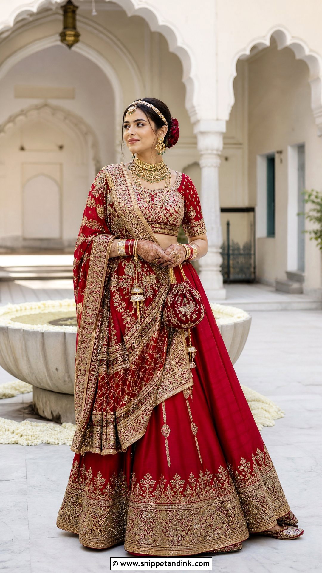Heirloom Bridal Lehenga Choli - Snippet and Ink - 20 Bride Choli Ideas