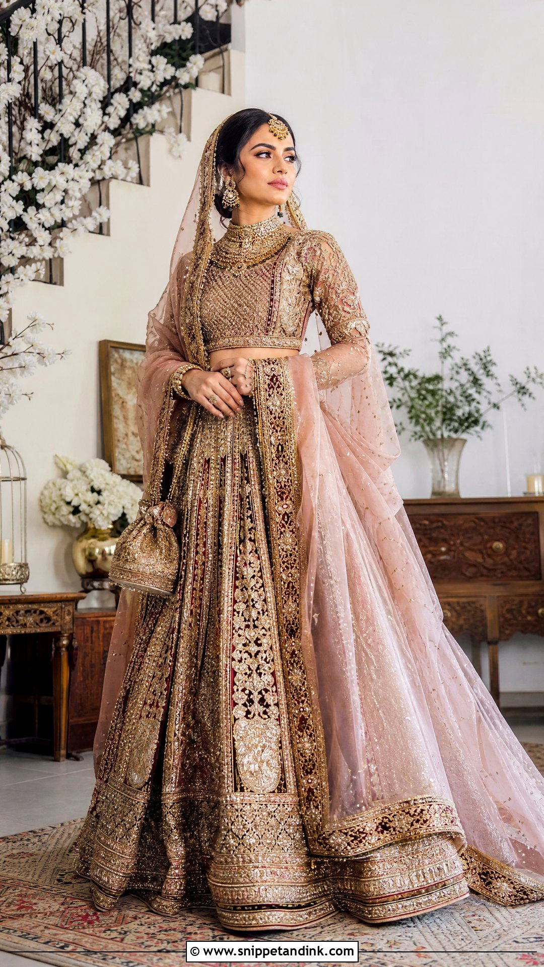 Heirloom Pakistani Bridal Lehenga - Snippet and Ink - 20 Pakistani Bridal Outfits