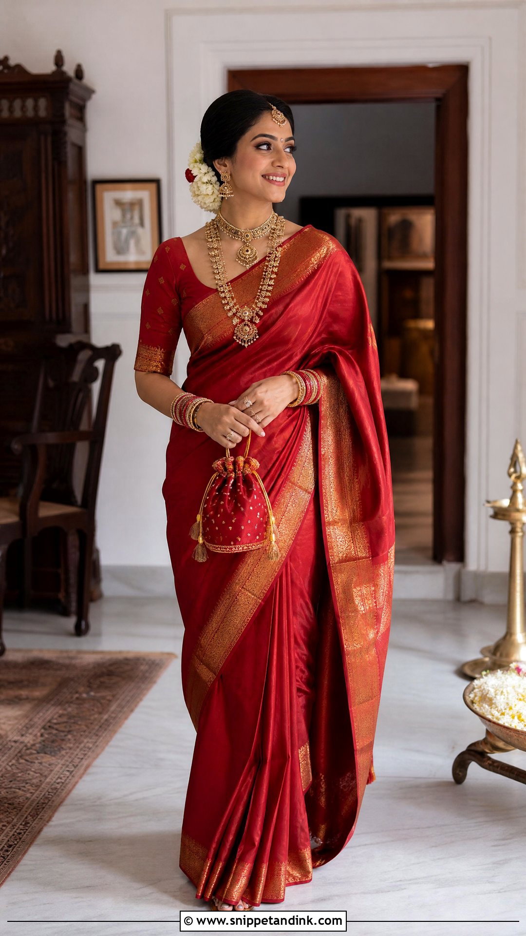 Heirloom Saree Indian Bridal Outfit - Snippet and Ink - 20 Indian Bridal Wedding Dresses