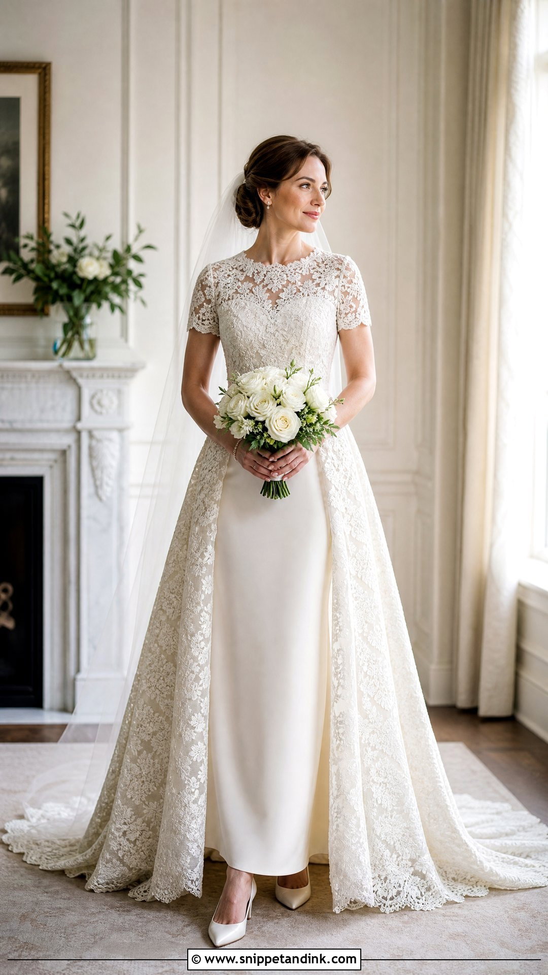 Heirloom Wedding Dress Transformation - Snippet and Ink - 20 Wedding Dress Transformation Ideas