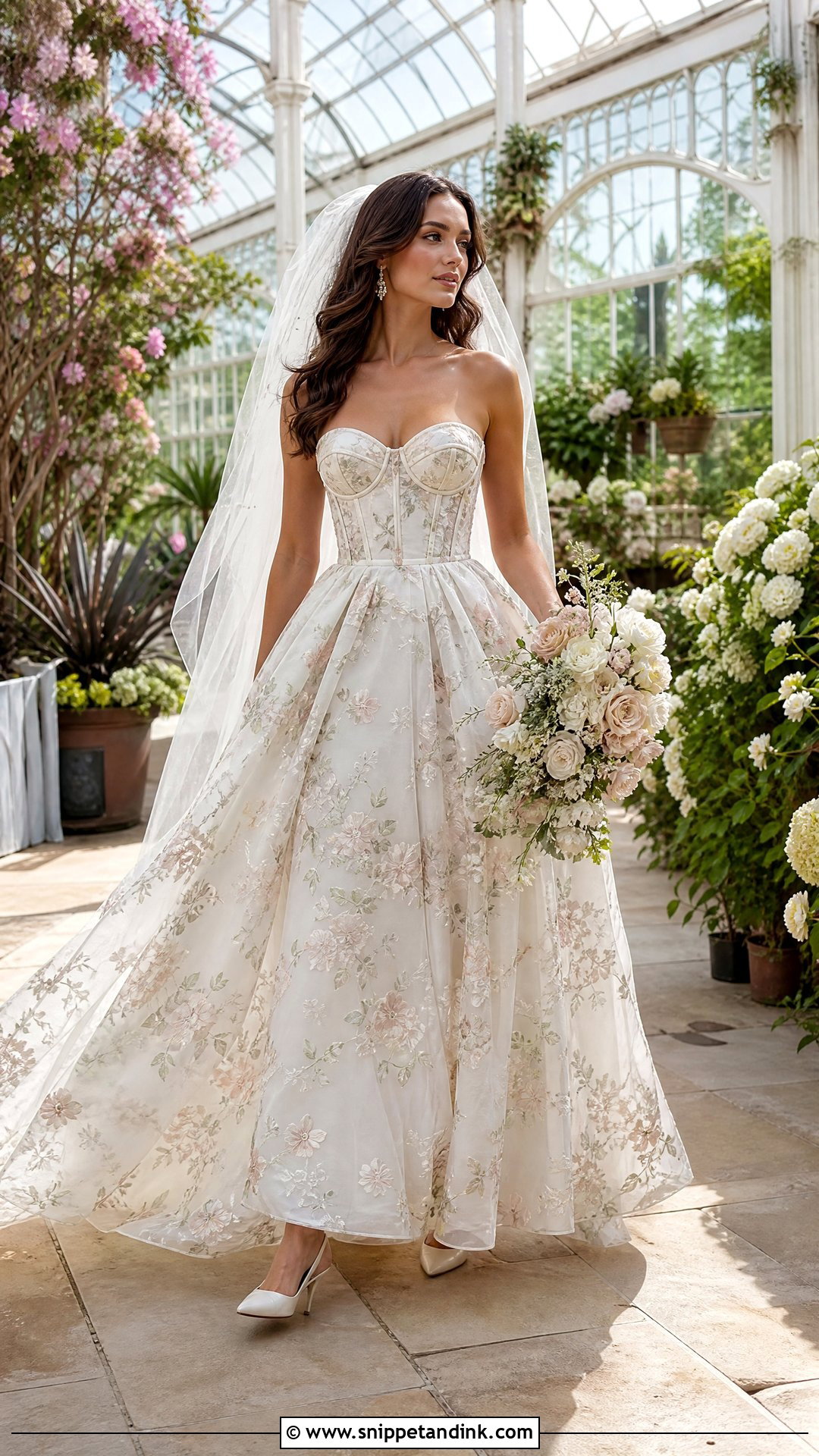 Hera Couture Floral Organza Gown - Snippet and Ink - 20 Hera Couture Ideas