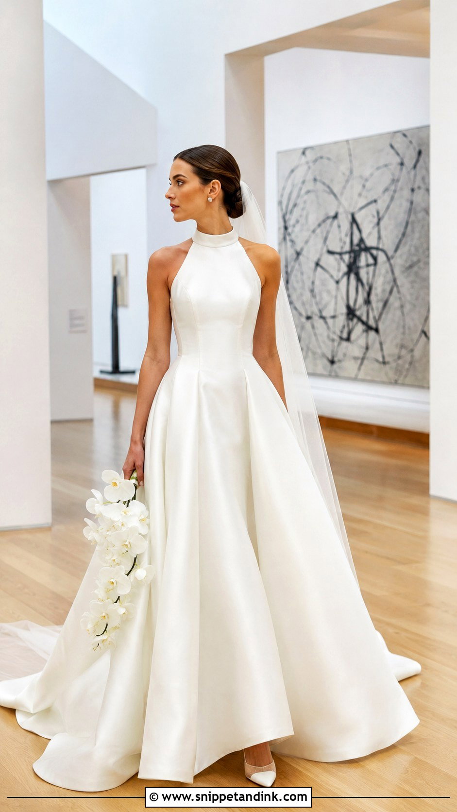 Hera Couture High Neck Wedding Gown - Snippet and Ink - 20 Hera Couture Ideas