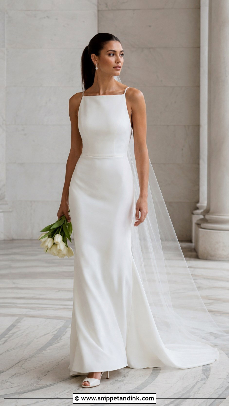 Hera Couture Minimalist Crepe Gown - Snippet and Ink - 20 Hera Couture Ideas