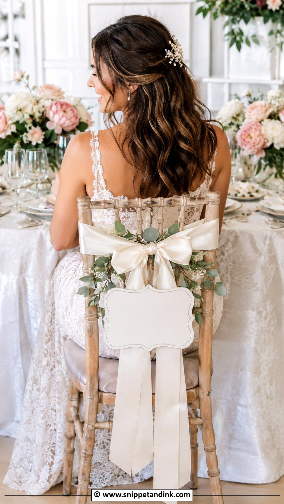 Here Comes The Bride Chair Sign - Snippet and Ink - 30 Here Comes the Bride Ideas