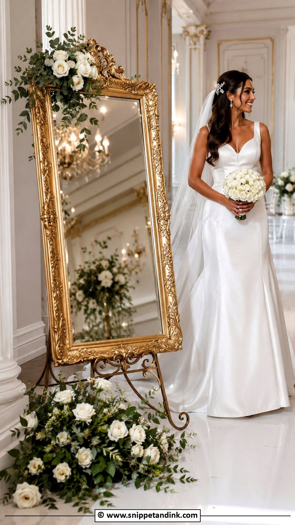 Here Comes The Bride Mirror Sign - Snippet and Ink - 30 Here Comes the Bride Ideas