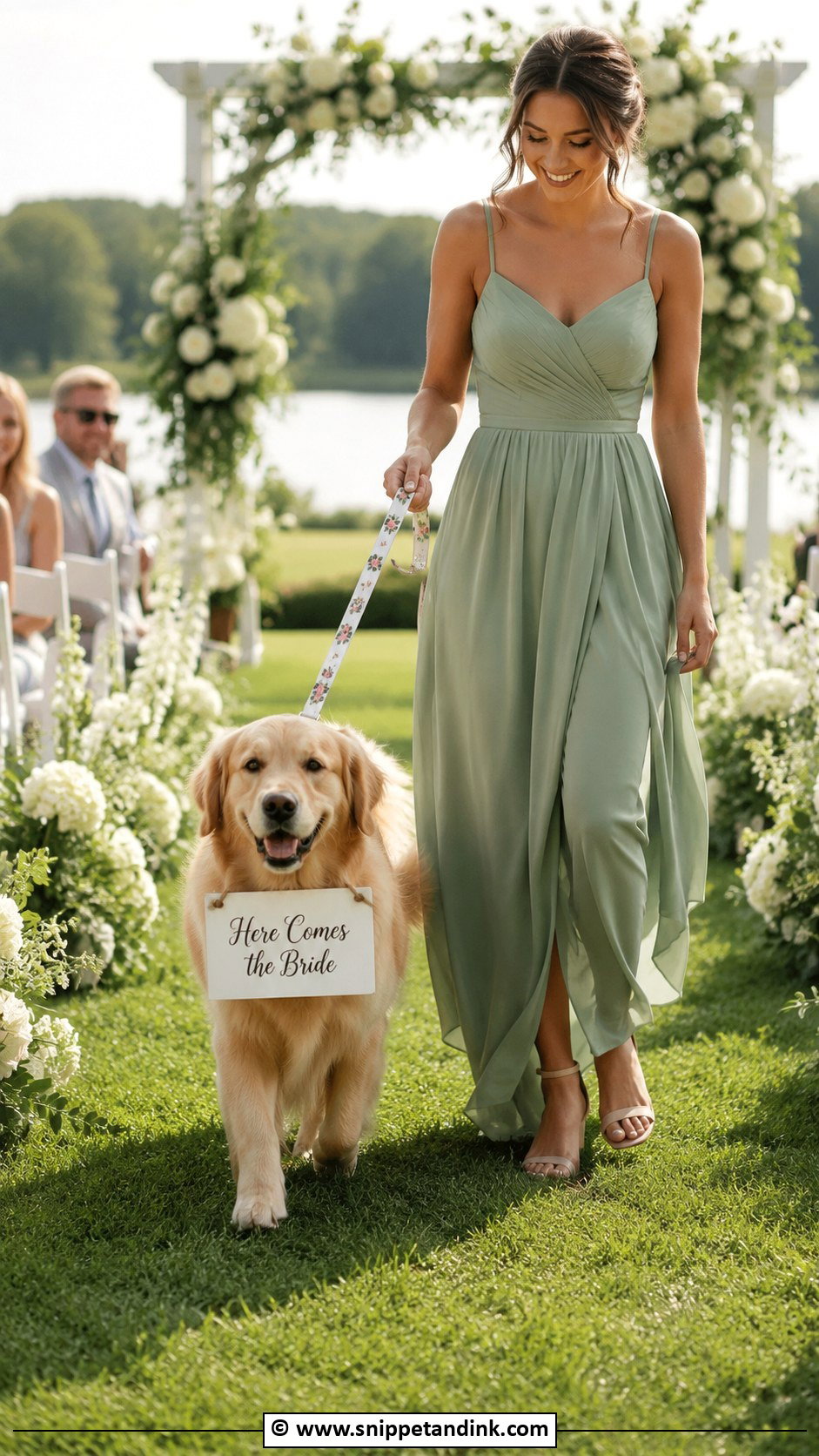 Here Comes The Bride Pet Sign - Snippet and Ink - 30 Here Comes the Bride Ideas