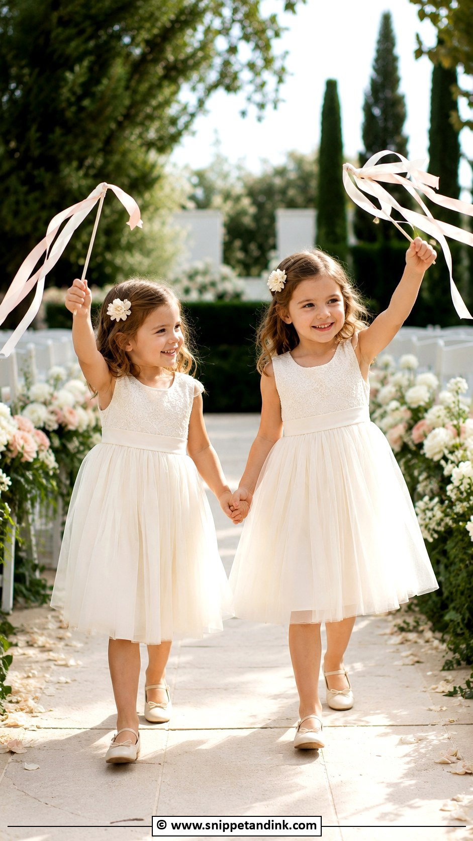 Here Comes The Bride Ribbon Wand - Snippet and Ink - 30 Here Comes the Bride Ideas