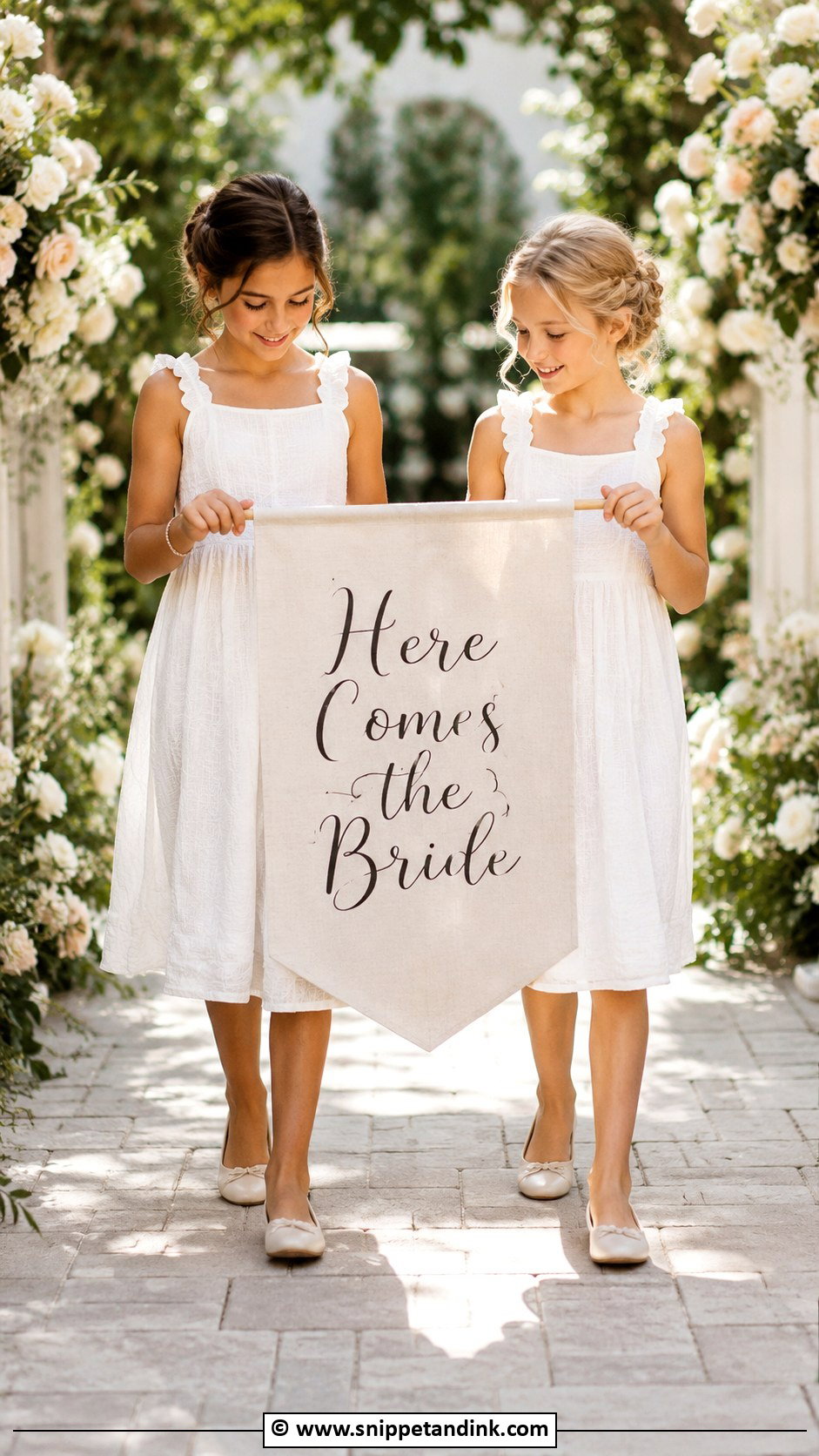 Here Comes The Bride Wedding Banner - Snippet and Ink - 30 Here Comes the Bride Ideas