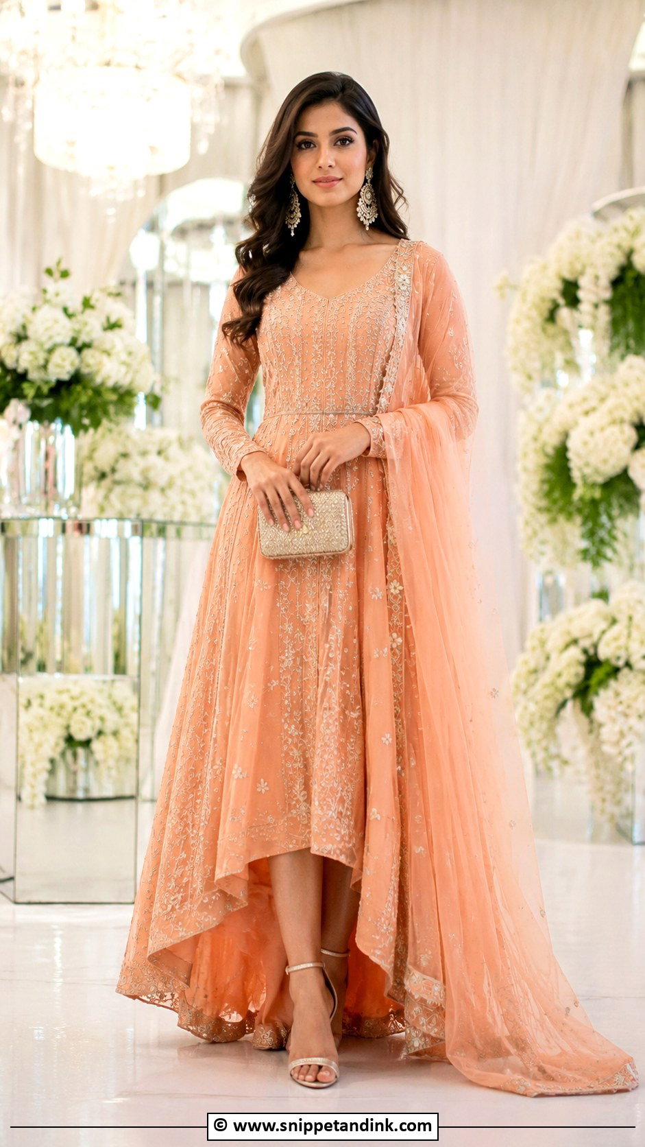 High Low Anarkali Dress for Wedding - Snippet and Ink - 30 Anarkali Dress for Wedding Ideas