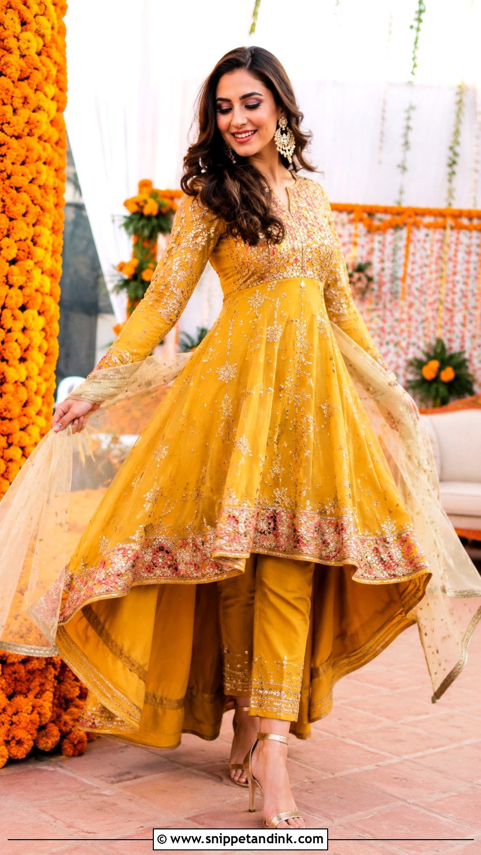 High Low Anarkali For Bride Sister - Snippet and Ink - 30 Dress for Bride Sister Ideas