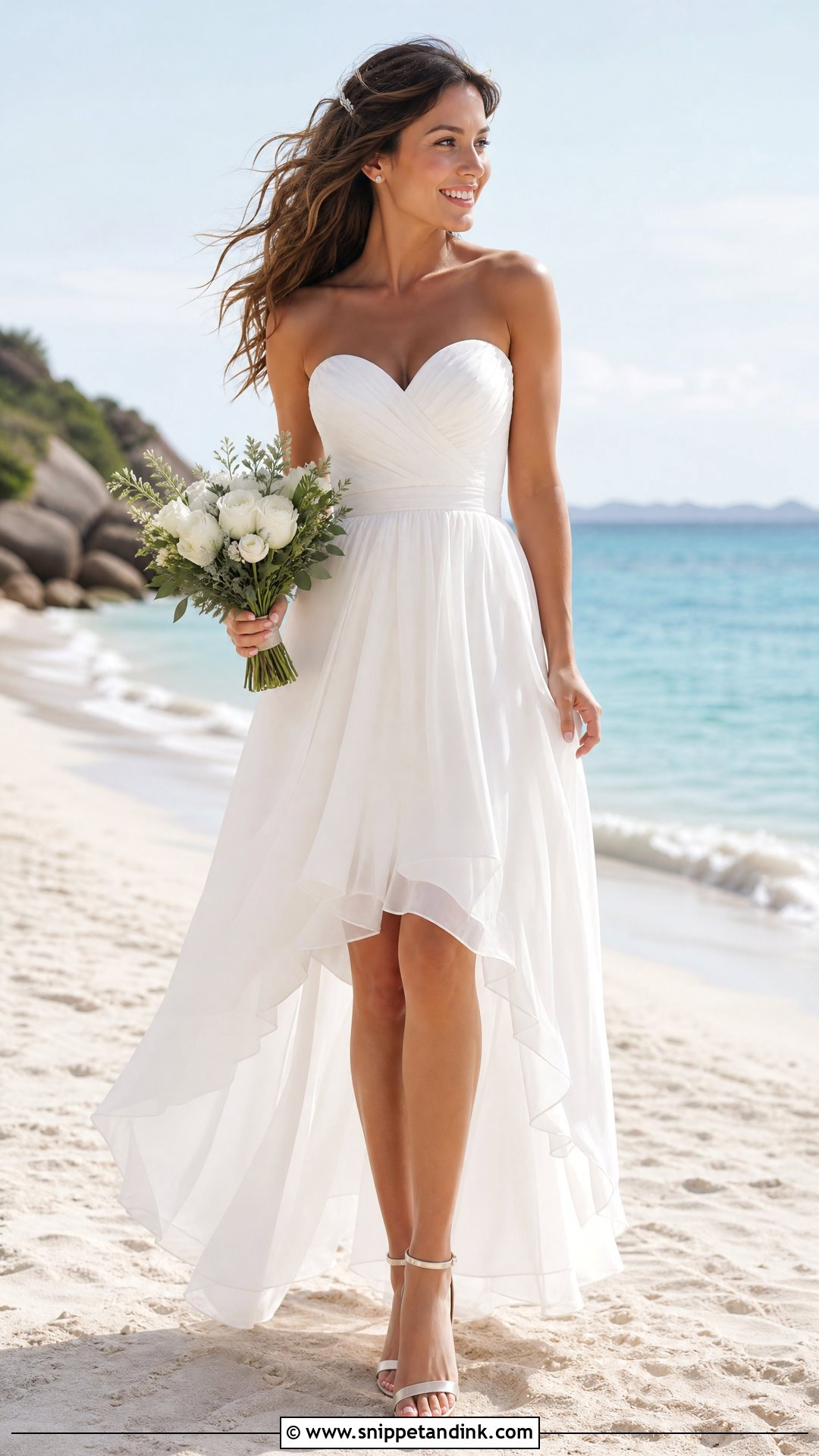 High Low Beach Wedding Dress - Snippet and Ink - 25 Simple Beach Wedding Dress Ideas