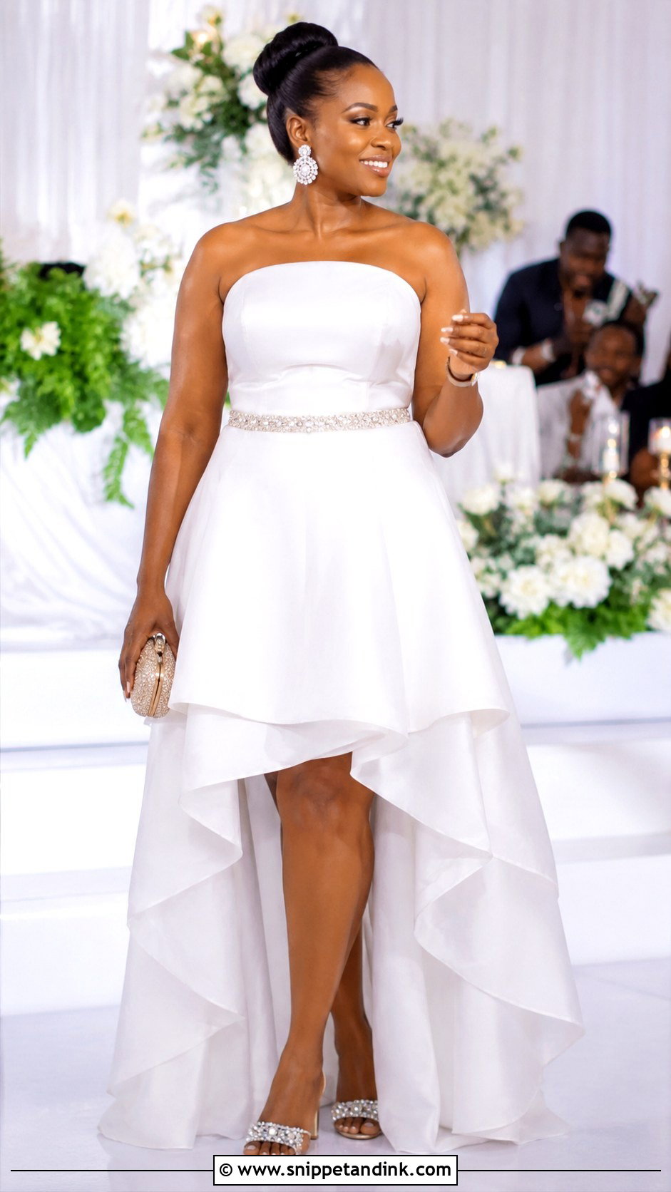 High Low Bridal Changing Dress - Snippet and Ink - 20 Changing Dresses for Brides in Uganda