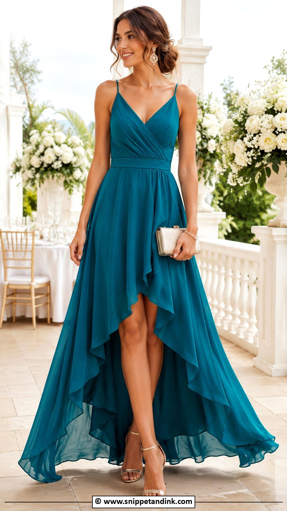 High Low Cocktail Dress Outfit - Snippet and Ink - 30 Cocktail Dress Wedding Ideas