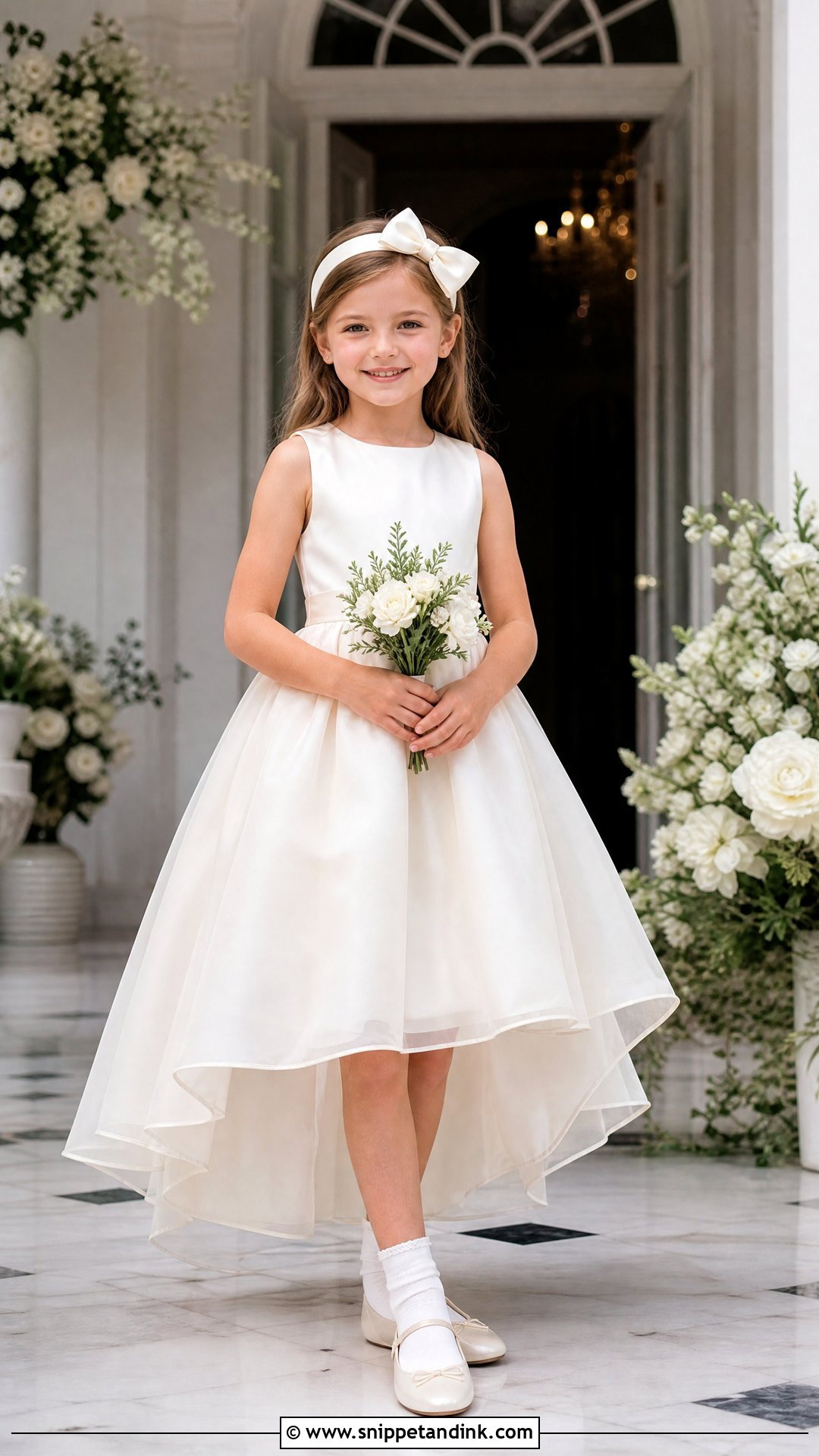 High Low Flower Girl Wedding Dress - Snippet and Ink - 20 Wedding Dress for Kids Girl Ideas