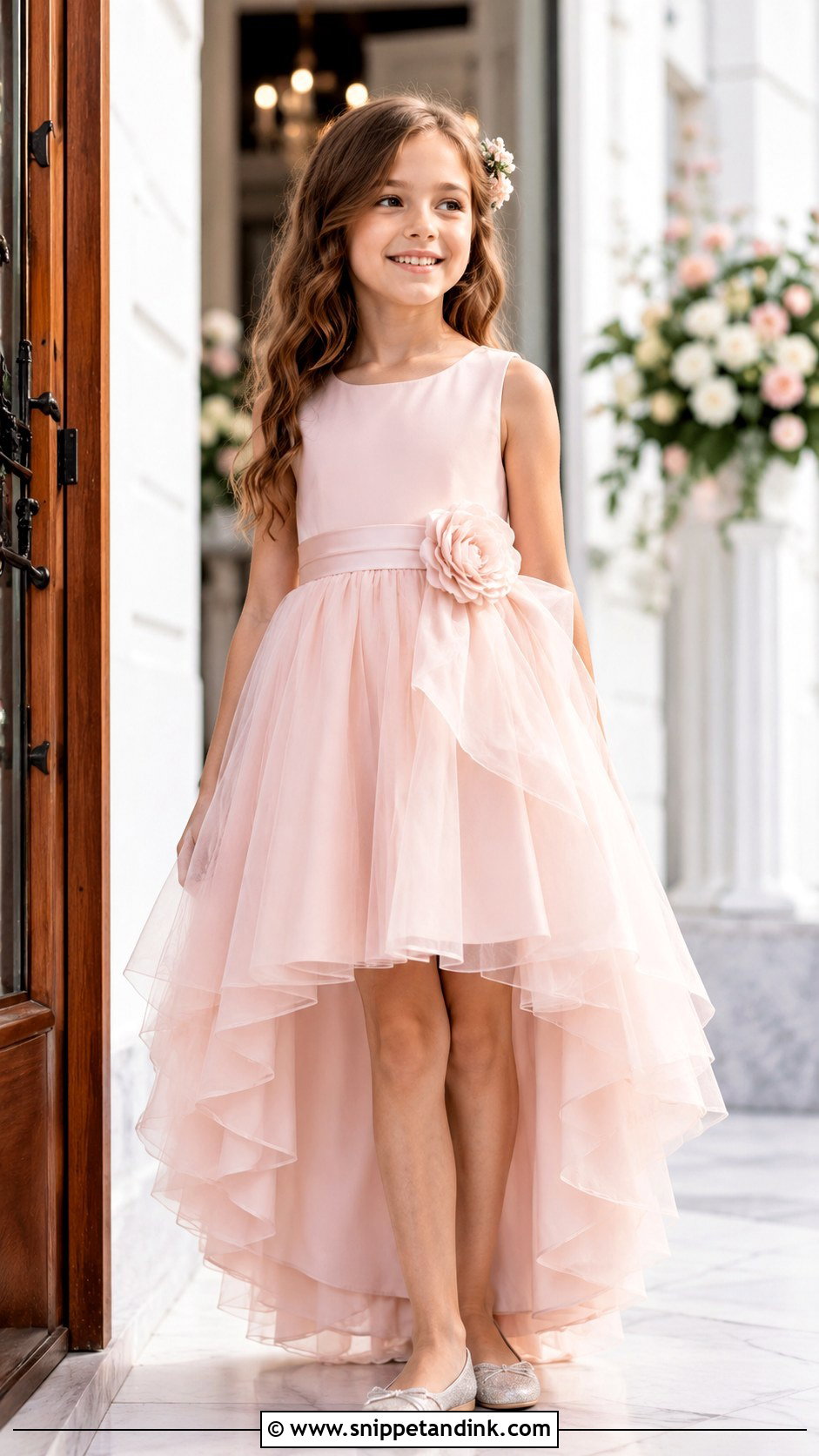 High Low Girls Wedding Dress - Snippet and Ink - 25 Girls Wedding Dresses