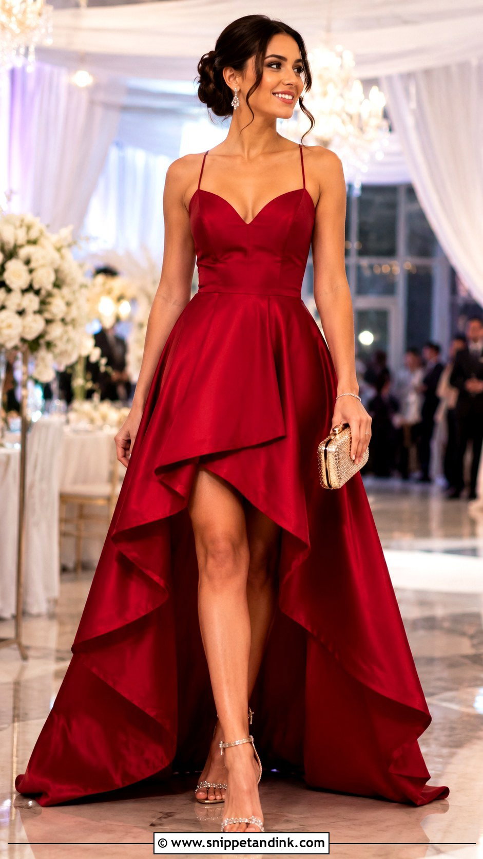 High Low Gown Design - Snippet and Ink - 25 Stylish Gown Designs
