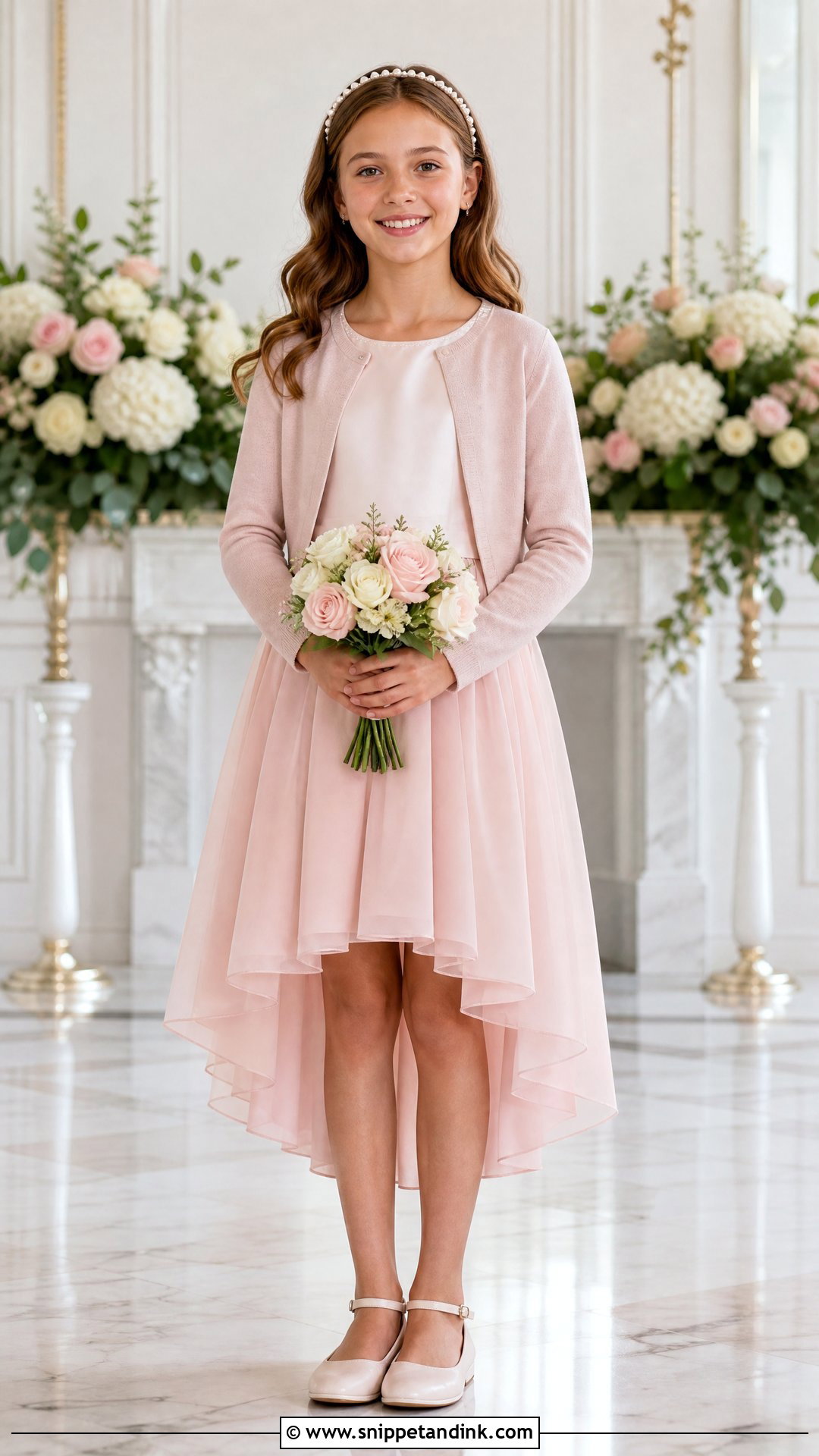 High Low Kids Wedding Dress - Snippet and Ink - 20 Kids Wedding Dresses