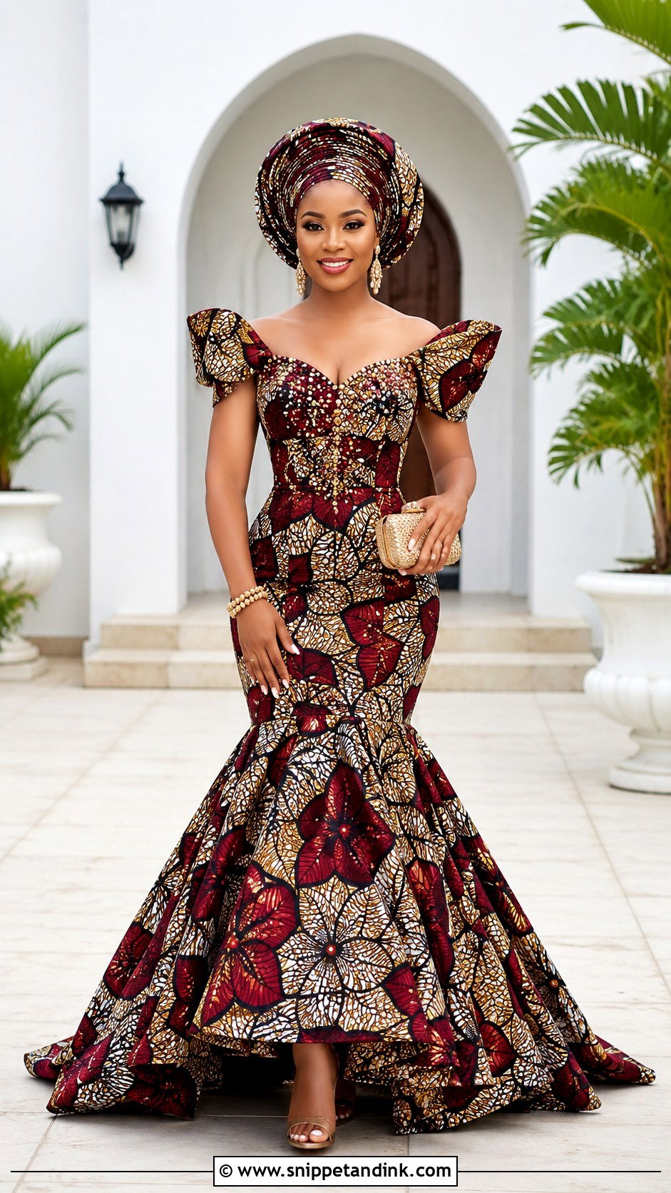 High Low Lobola Dress With Heels - Snippet and Ink - 30 Lobola Dresses for Bride