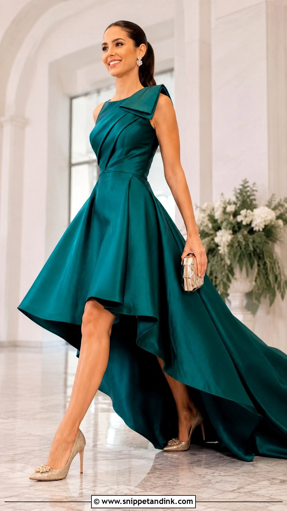 High Low Long Tail Gown - Snippet and Ink - 20 Long Tail Gown Ideas