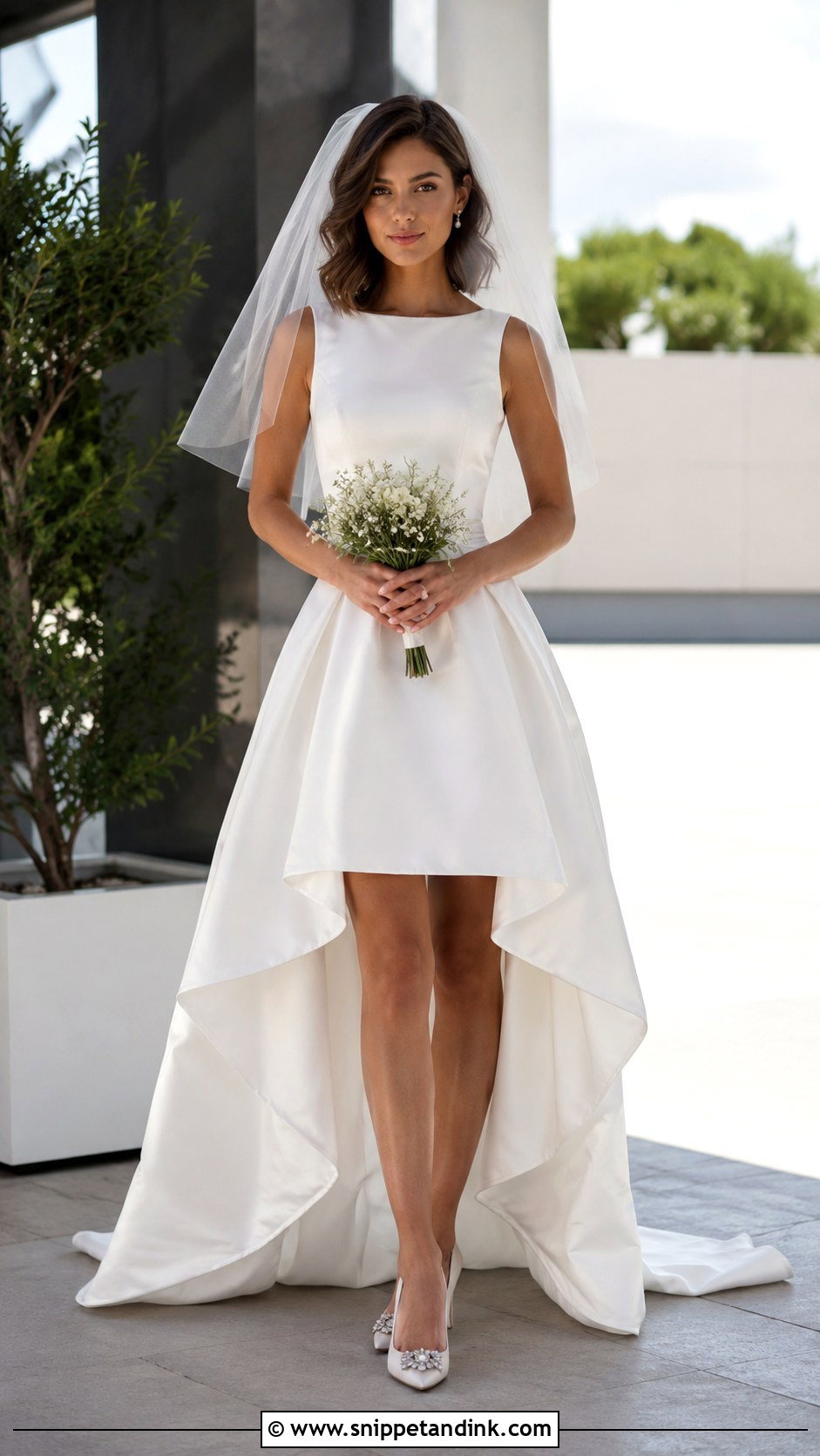 High Low Marriage Gown - Snippet and Ink - 20 Marriage Gowns Brides