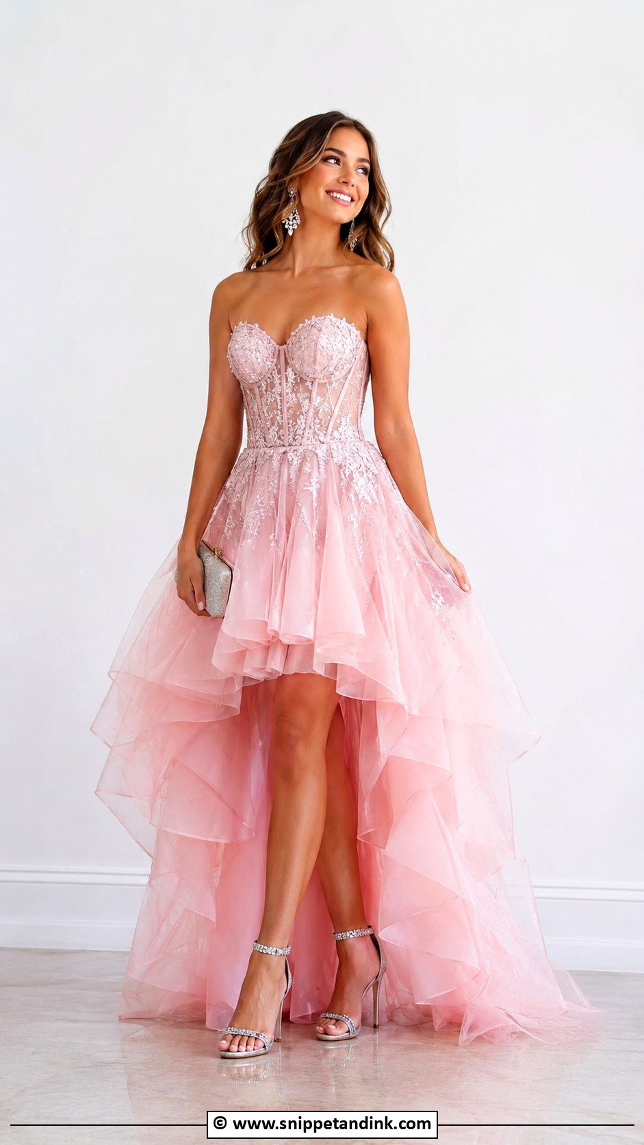 High Low Princess Gown - Snippet and Ink - 35 Princess Gown Ideas