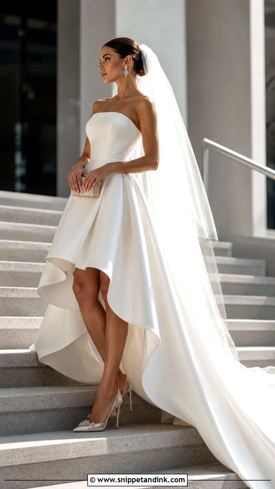 High Low Short Wedding Dress - Snippet and Ink - 20 Modern Short Wedding Dress Ideas