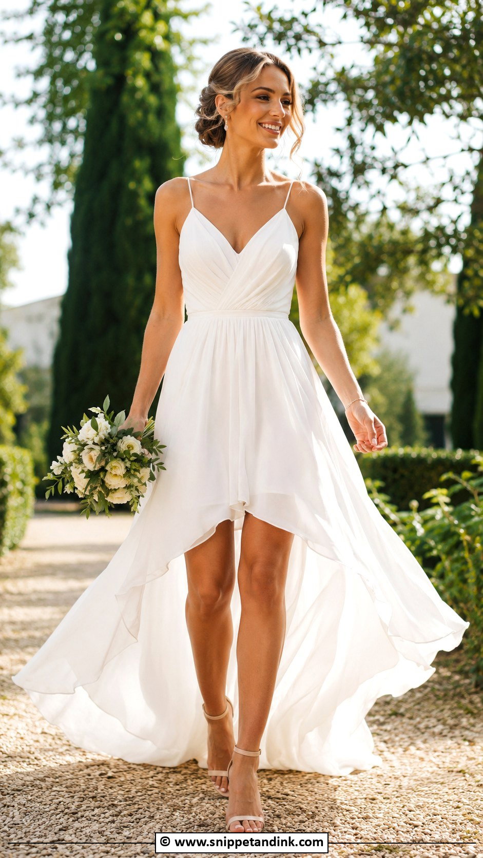 High Low Wedding Dress - Snippet and Ink - 25 Informal Wedding Dresses
