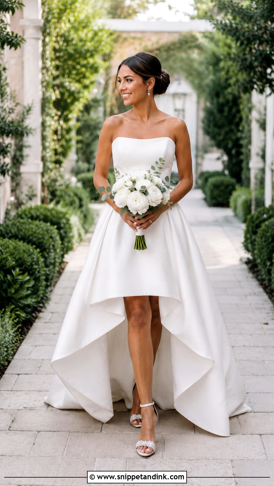 High Low Wedding Dress - Snippet and Ink - 25 Non Traditional Wedding Dresses