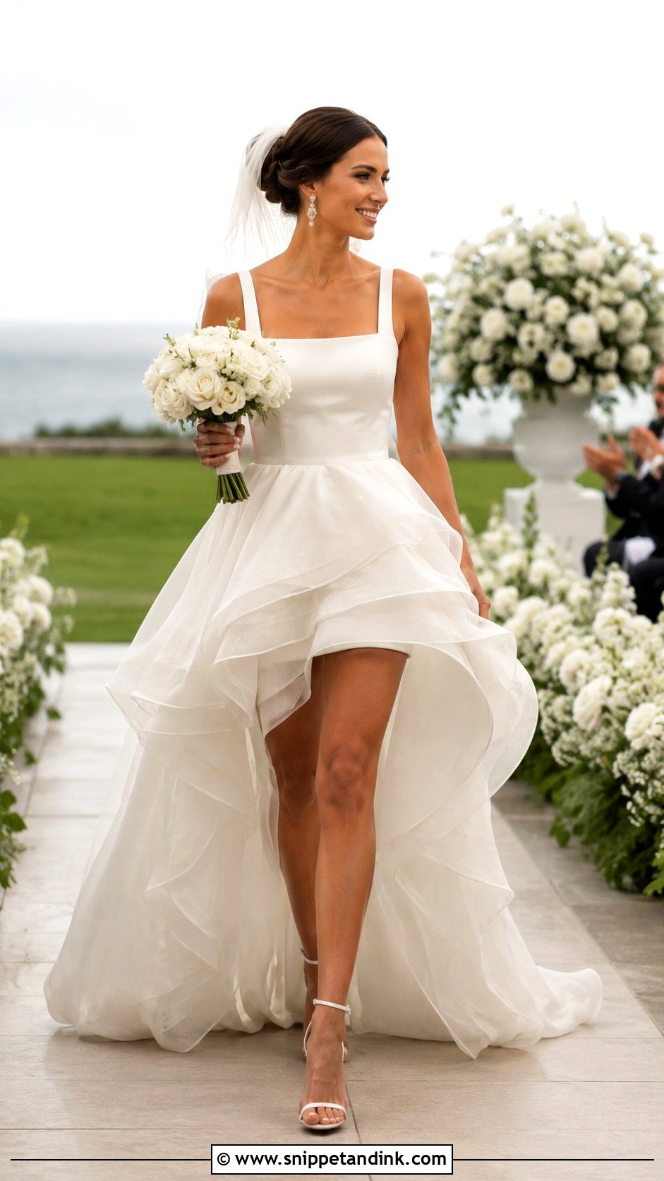 High Low Wedding Dress - Snippet and Ink - 20 Wedding Dress Silhouette Ideas