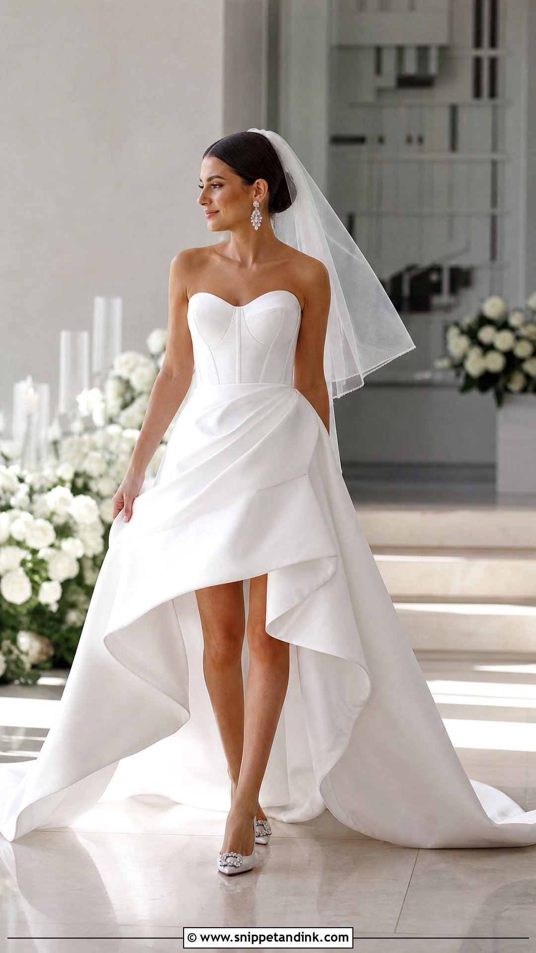 High Low Wedding Dress - Snippet and Ink - 25 High Fashion Wedding Dress Ideas