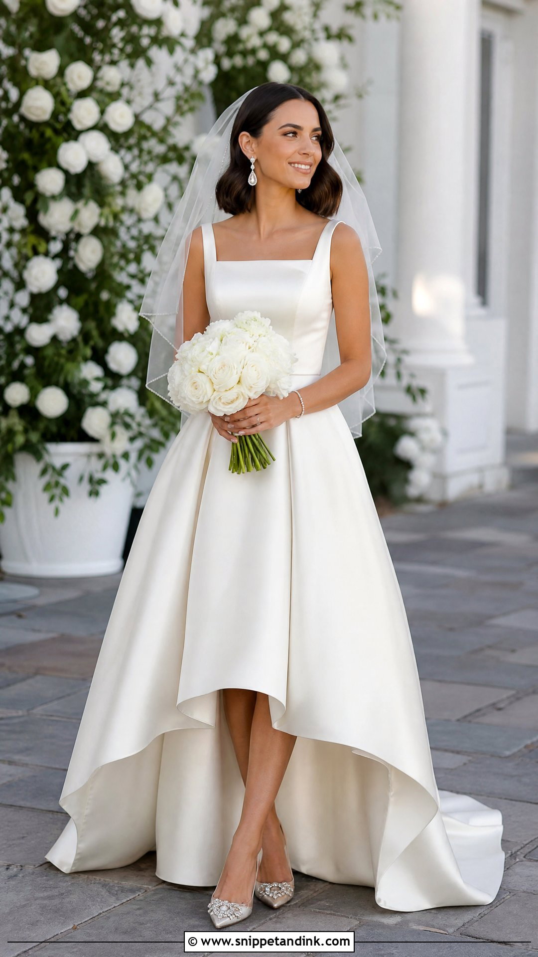 High Low Wedding Dress - Snippet and Ink - 25 Runway Wedding Dress Ideas