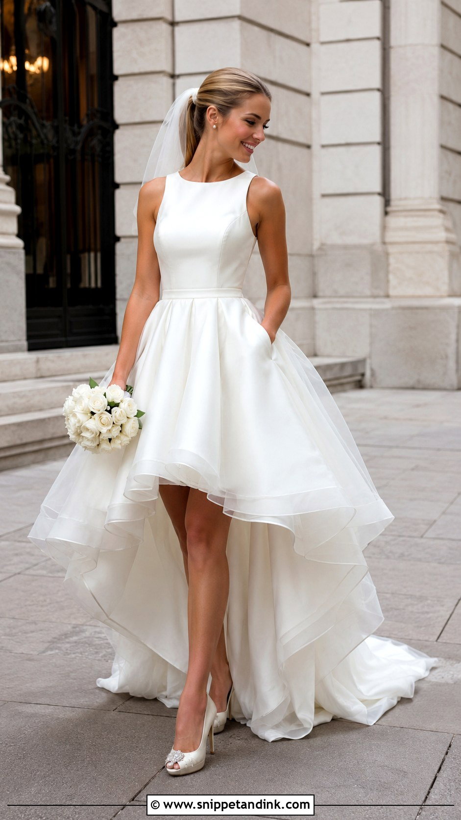 High Low Wedding Dress - Snippet and Ink - 20 2010s Wedding Dress Ideas