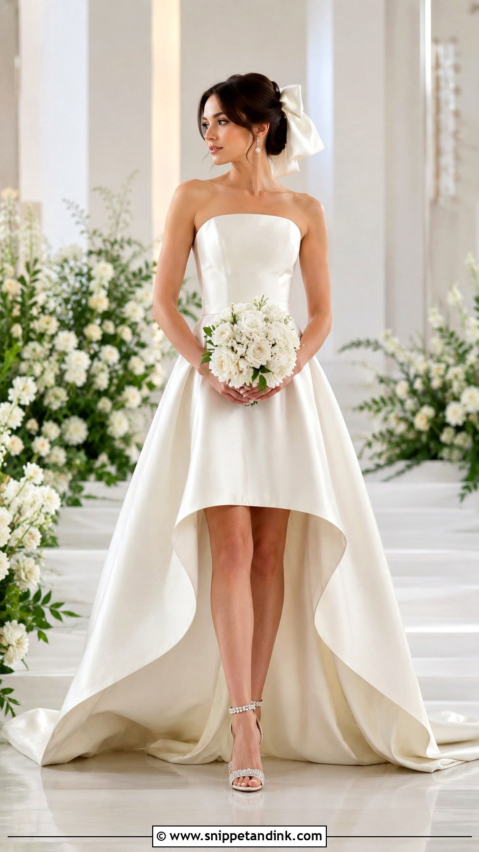 High Low Wedding Dress - Snippet and Ink - 20 Alternative Bride Dress Ideas