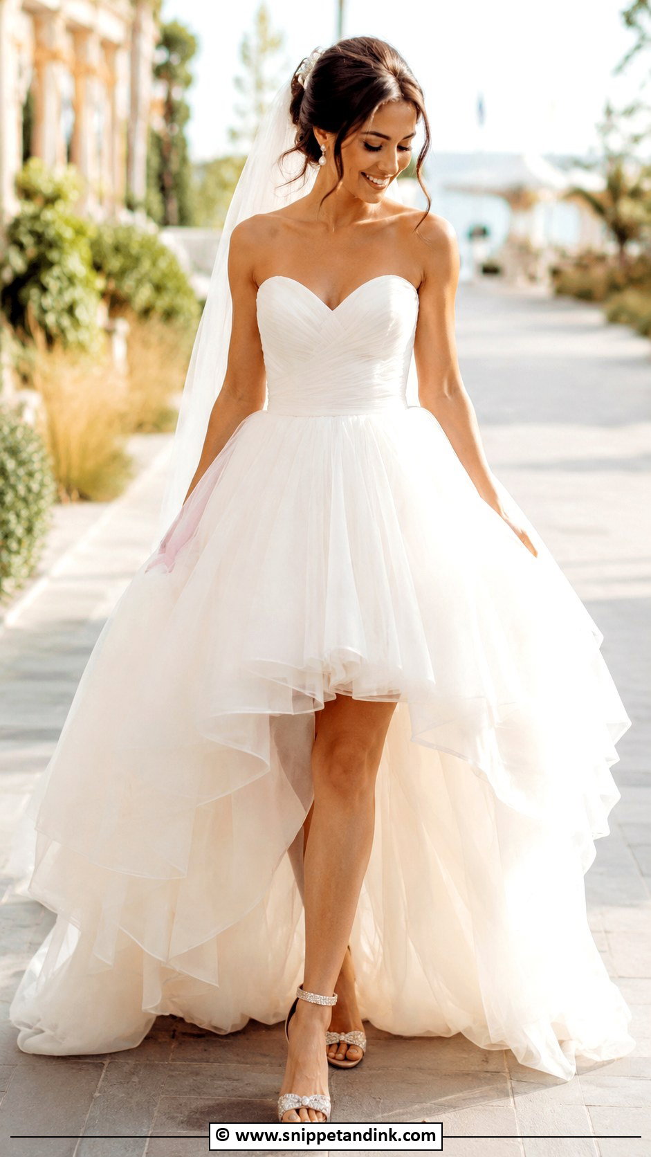 High Low Wedding Dress - Snippet and Ink - 25 Whimsical Wedding Dresses