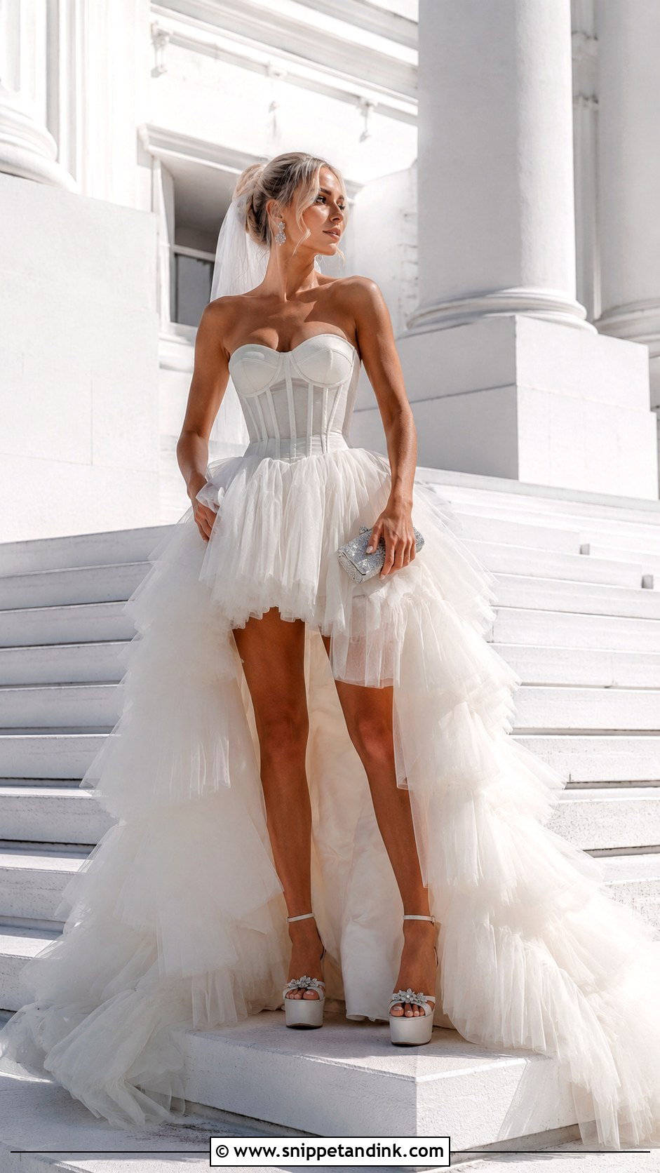 High Low Wedding Dress - Snippet and Ink - 20 Crazy Wedding Dresses