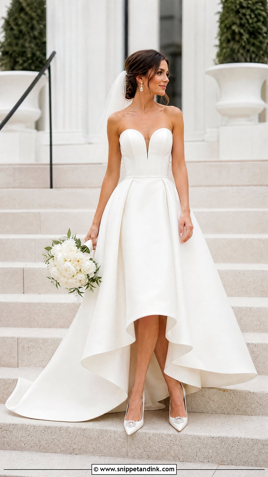 High Low Wedding Dress - Snippet and Ink - 20 Size 10 Wedding Dress Ideas