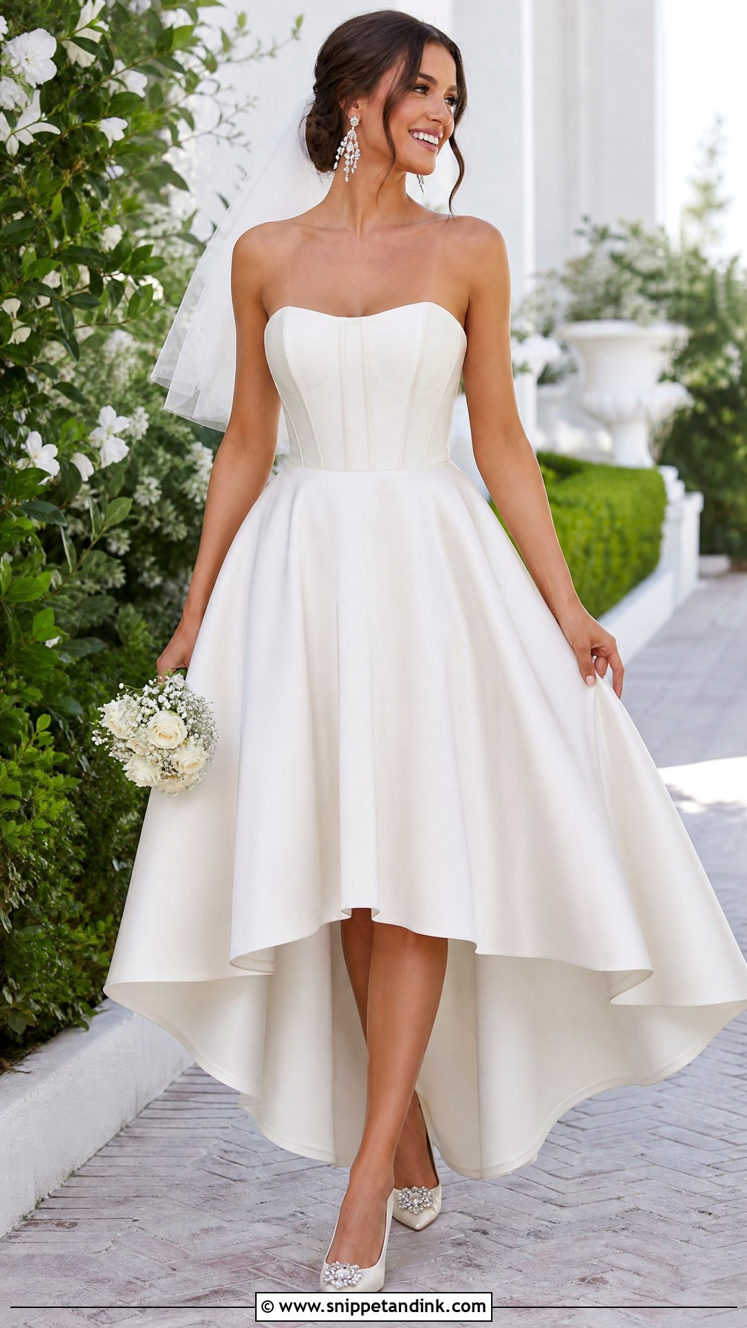 High Low Wedding Dress - Snippet and Ink - 20 Wedding Dress Without Train Ideas