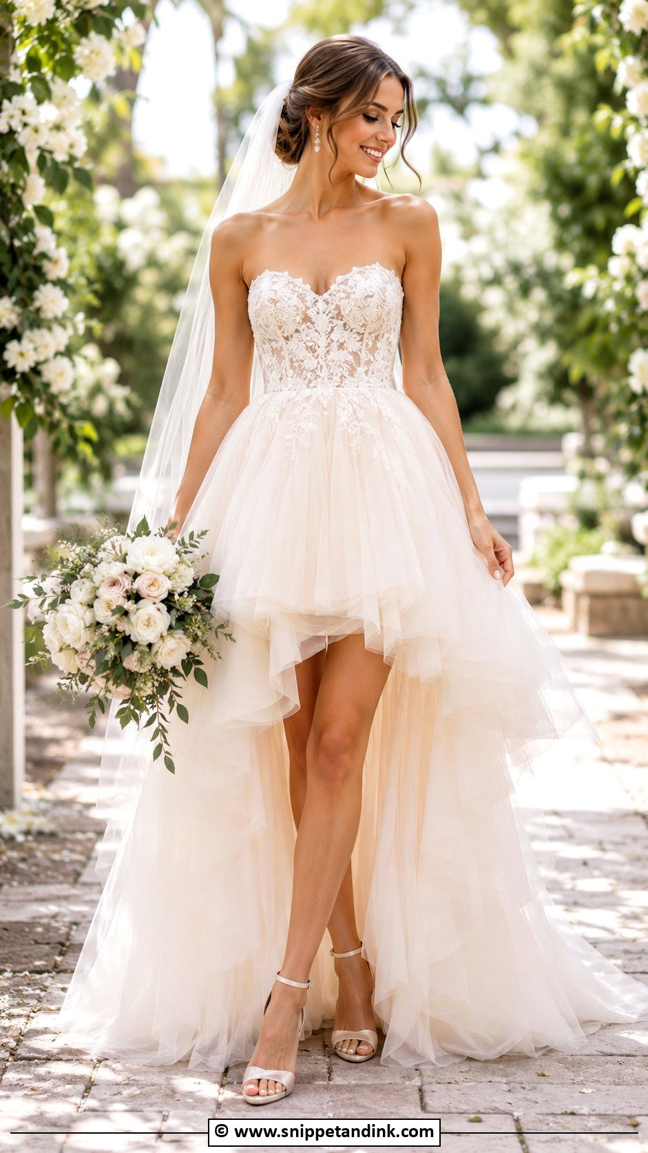 High Low Wedding Dress - Snippet and Ink - 35 Unique Wedding Dresses