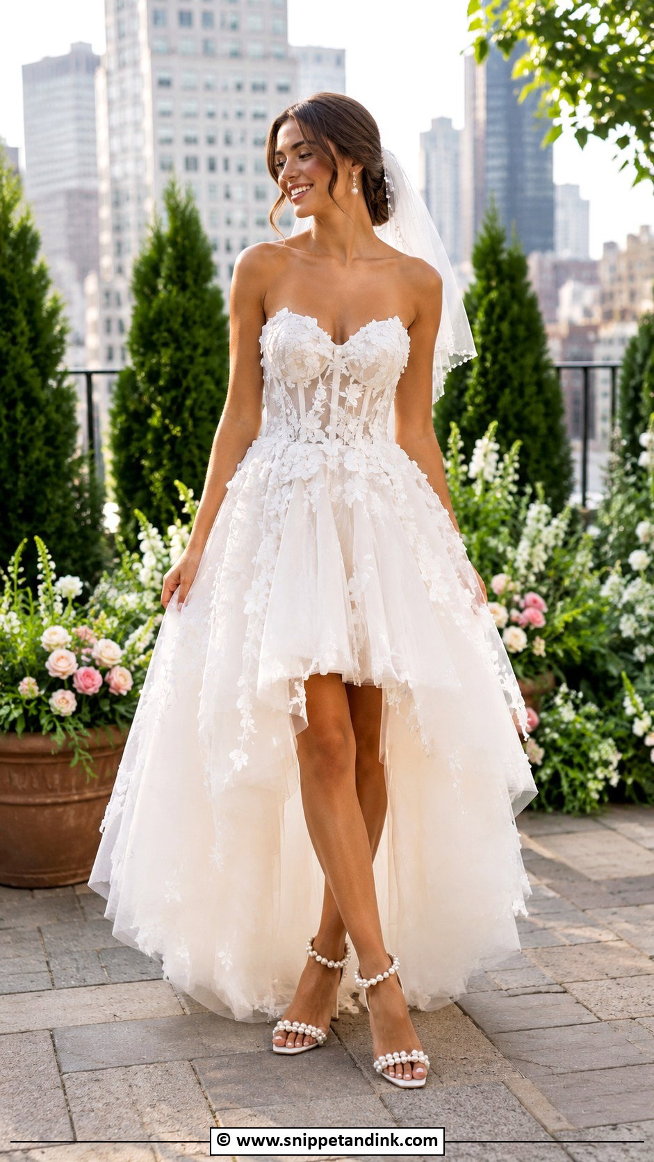 High Low Wedding Dress - Snippet and Ink - 35 Whimsical Wedding Dress Ideas