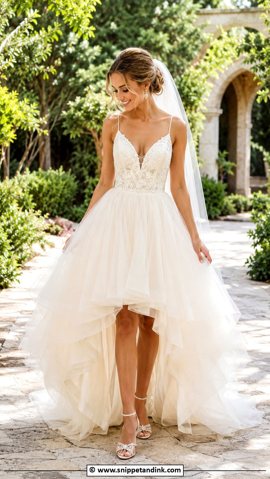 High Low Wedding Dress - Snippet and Ink - 25 Eclectic Wedding Dress Ideas