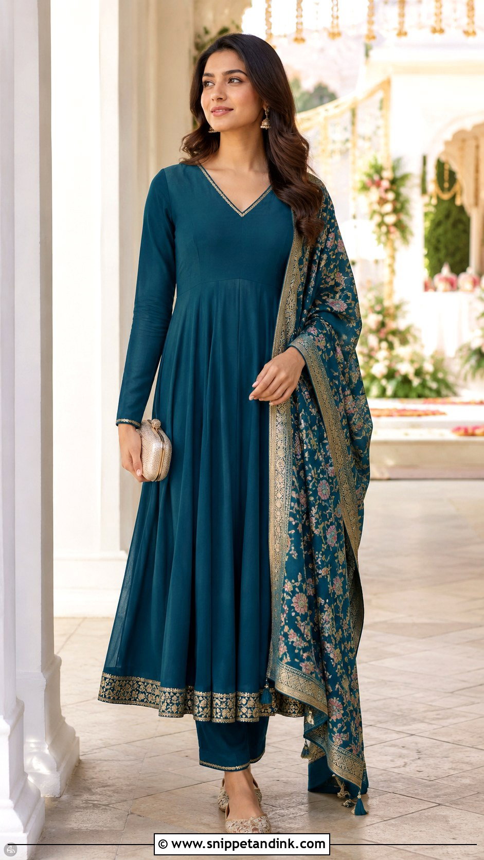 High Neck Anarkali Suit For Wedding - Snippet and Ink - 25 Anarkali Suits for Wedding