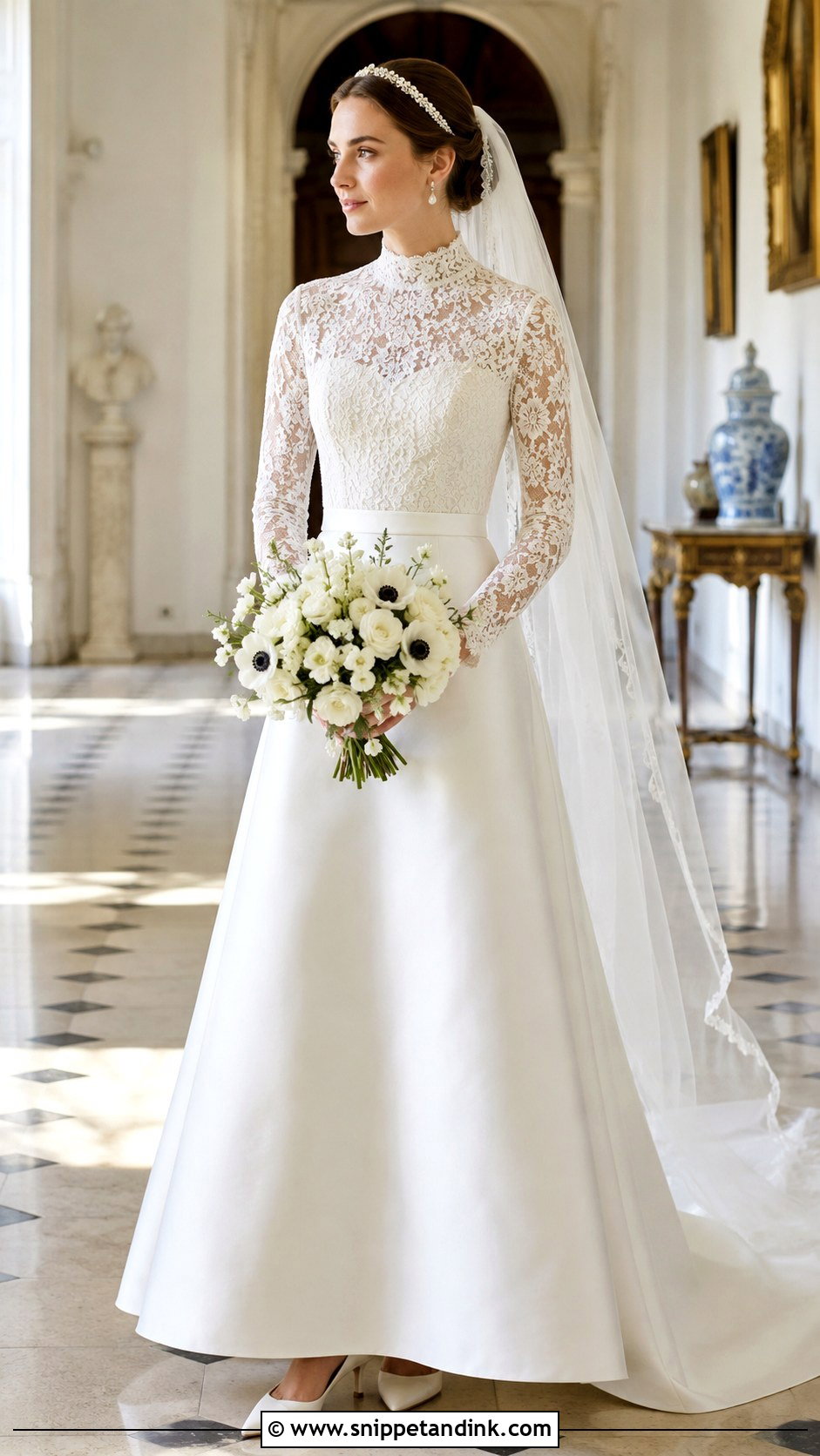 High Neck Blair Wedding Dress - Snippet and Ink - 20 Blair Wedding Dress Ideas