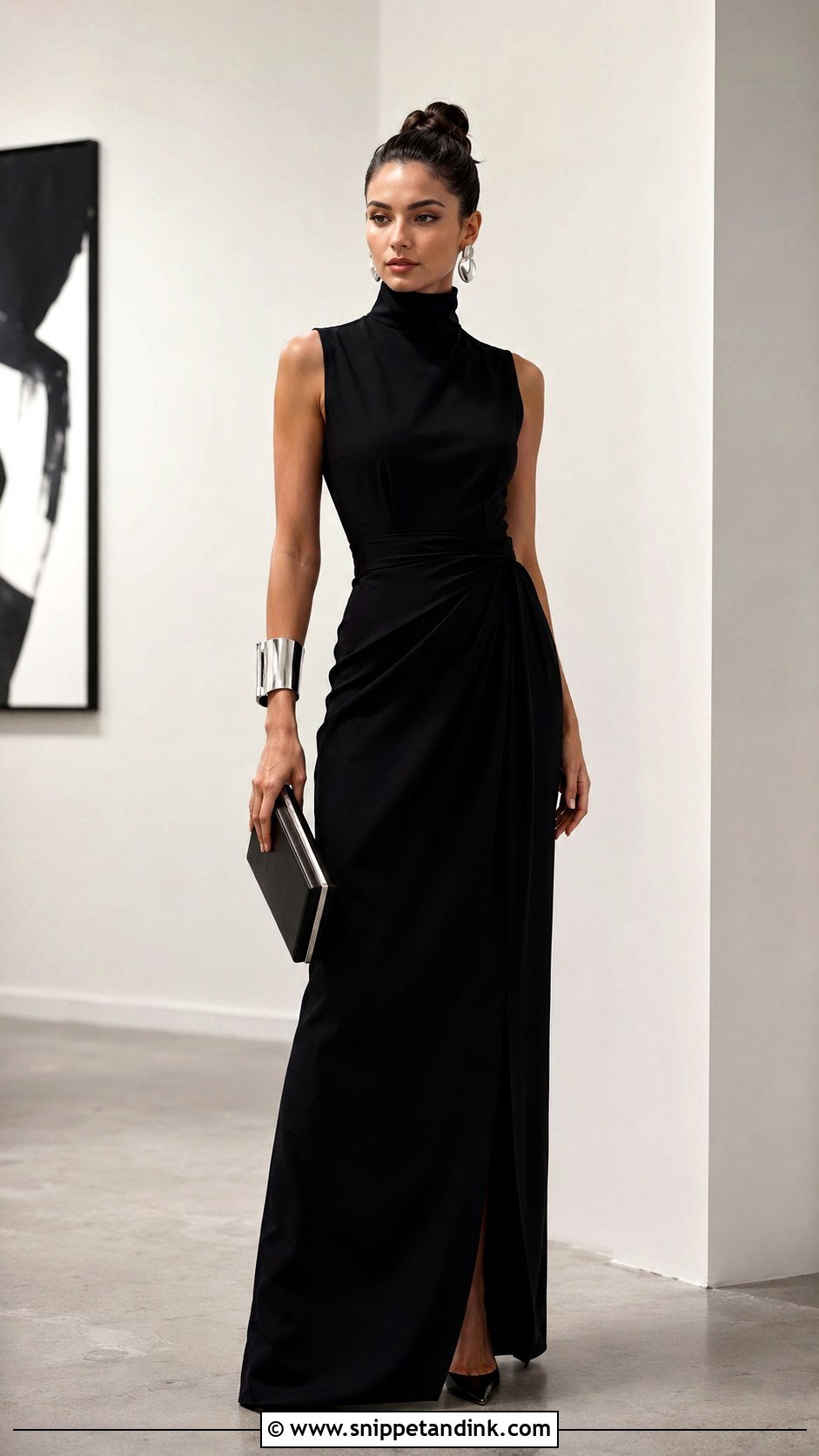 High Neck Gown Outfit - Snippet and Ink - 20 Dream Gown Ideas