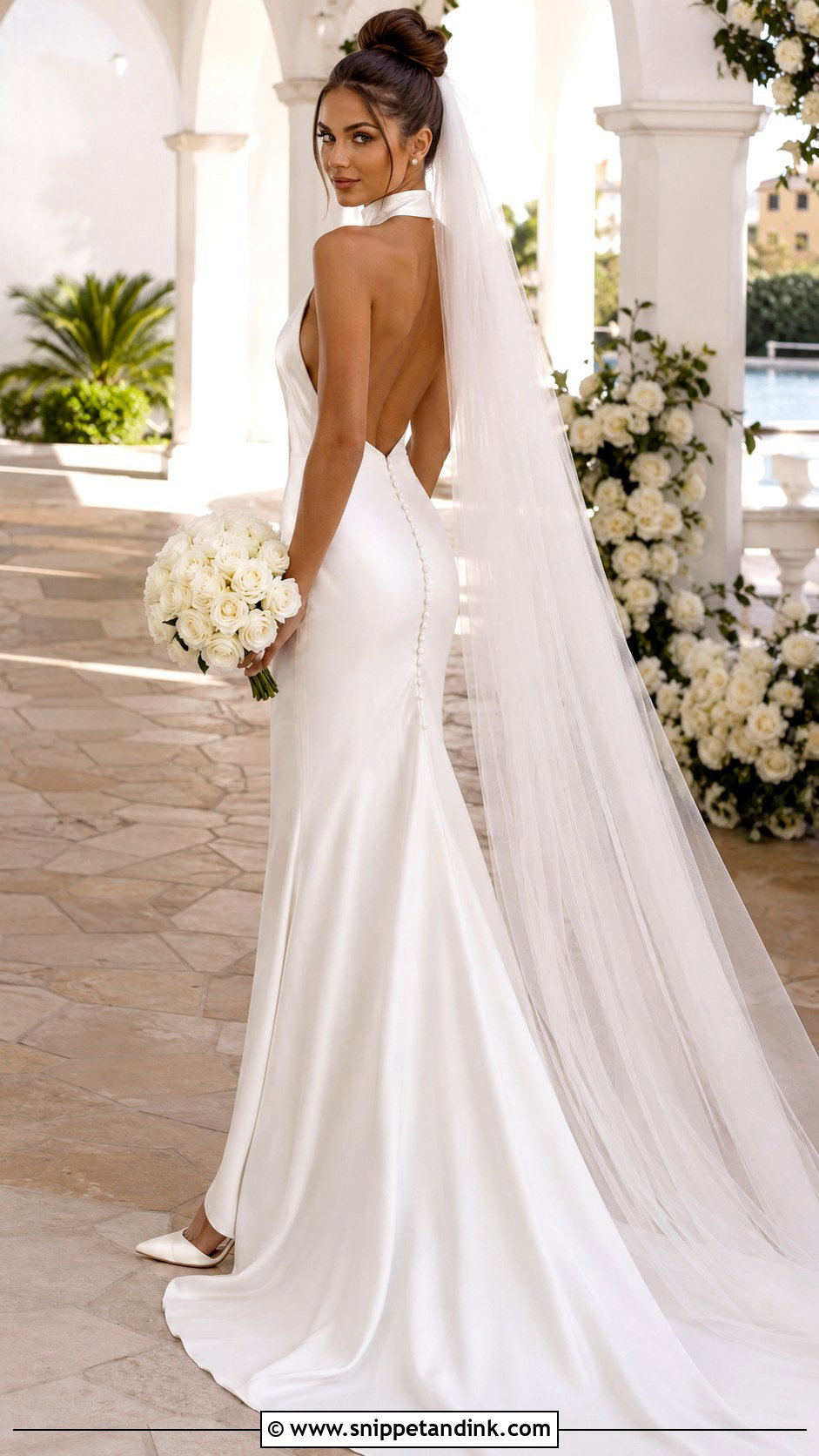 High Neck Halter Wedding Dress - Snippet and Ink - 20 Simple Elegant Wedding Dress Classy Chic Ideas