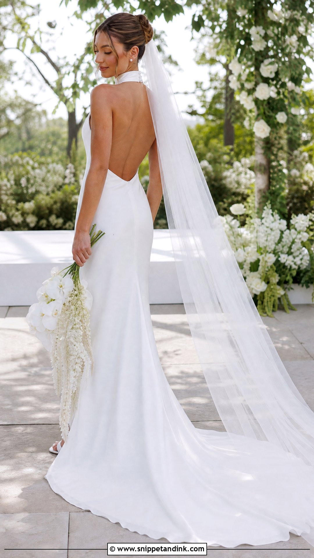 High Neck Halter Wedding Dress - Snippet and Ink - 20 Unique Simple Wedding Dress Ideas
